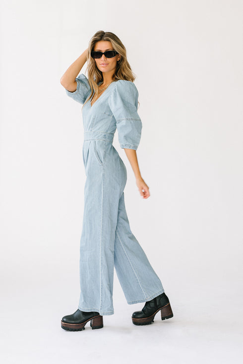 Fashion Icon Denim Jumpsuit