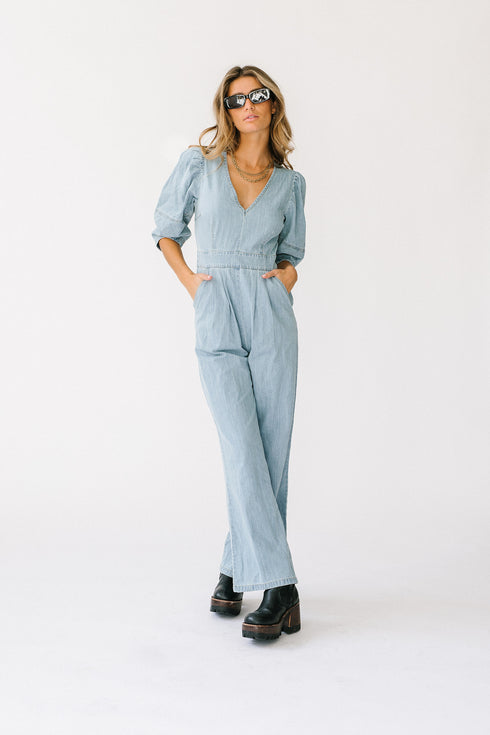 Fashion Icon Denim Jumpsuit