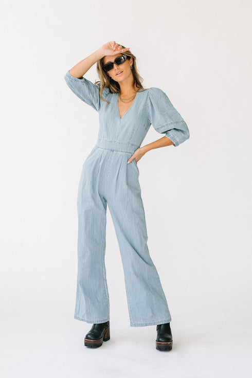 Fashion Icon Denim Jumpsuit