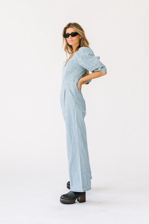 Fashion Icon Denim Jumpsuit