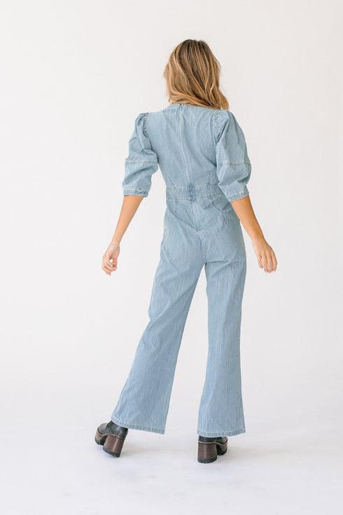 Fashion Icon Denim Jumpsuit
