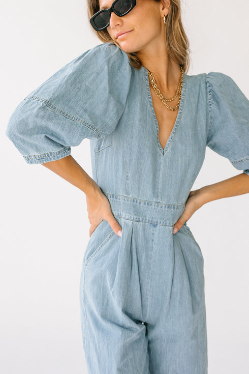 Fashion Icon Denim Jumpsuit