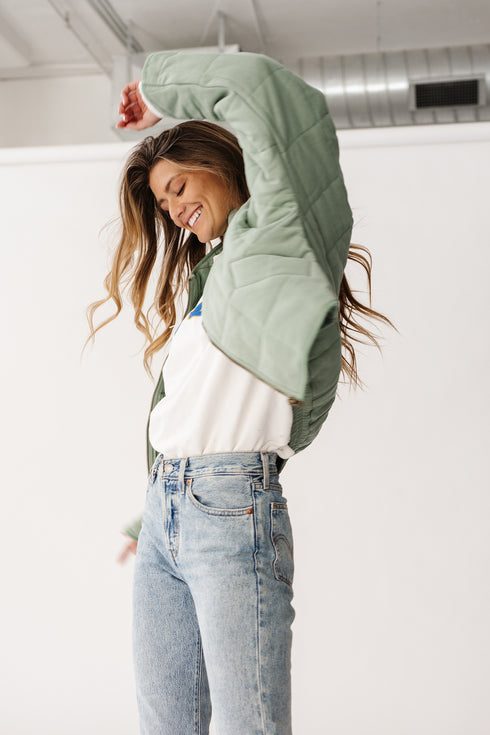 Sage Babe Quilted Jacket *RESTOCKED*