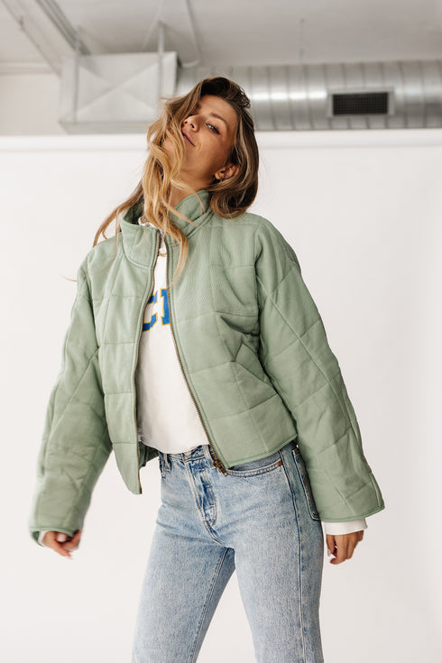 Sage Babe Quilted Jacket *RESTOCKED*