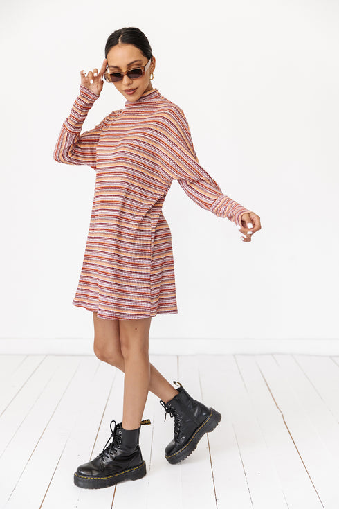 Walk This Way Knit Dress
