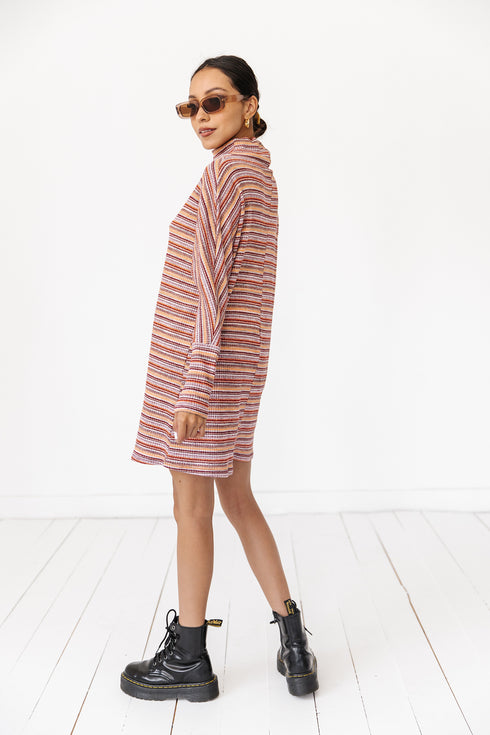 Walk This Way Knit Dress