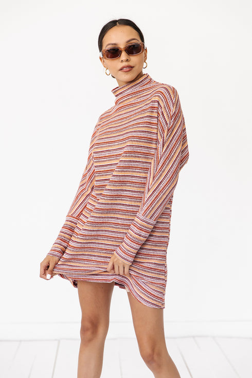 Walk This Way Knit Dress