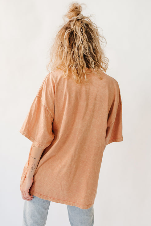 LA Dreaming Washed Tee// Peach