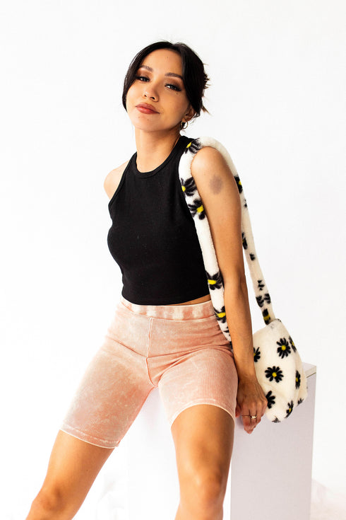 Get Physical Ribbed Tank// Black *RESTOCKED*