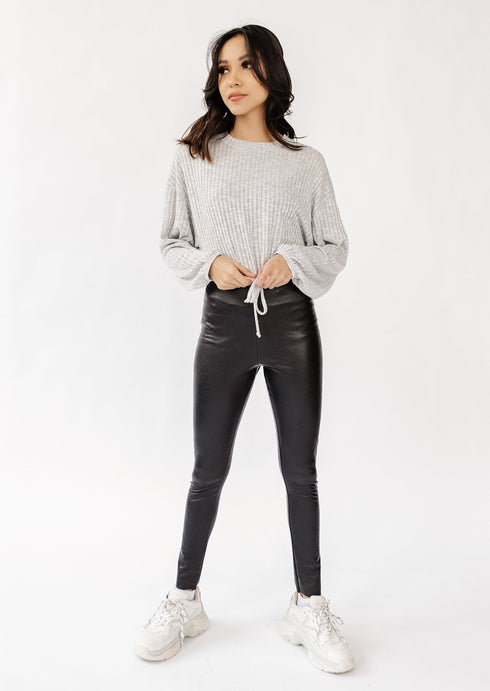 Early Mornings Ribbed Top