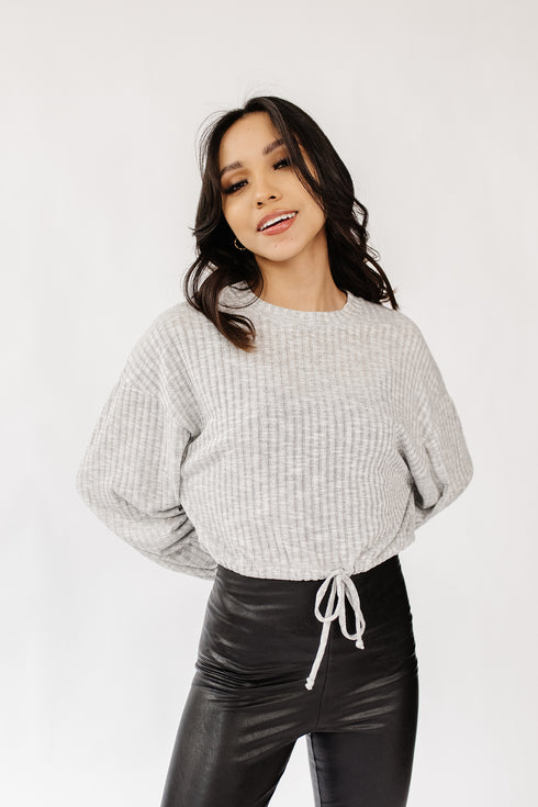 Early Mornings Ribbed Top