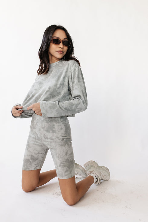 Time Trip Dyed Set// Sage