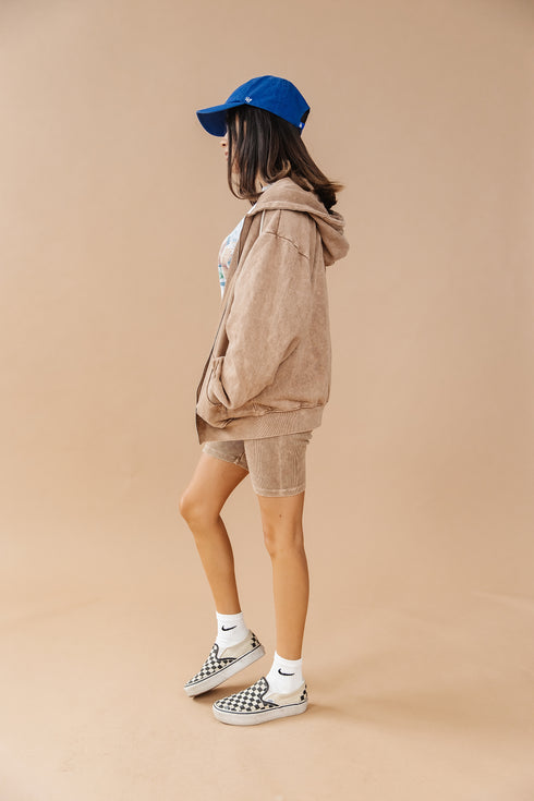 Wake Up Late Hoodie // Mocha