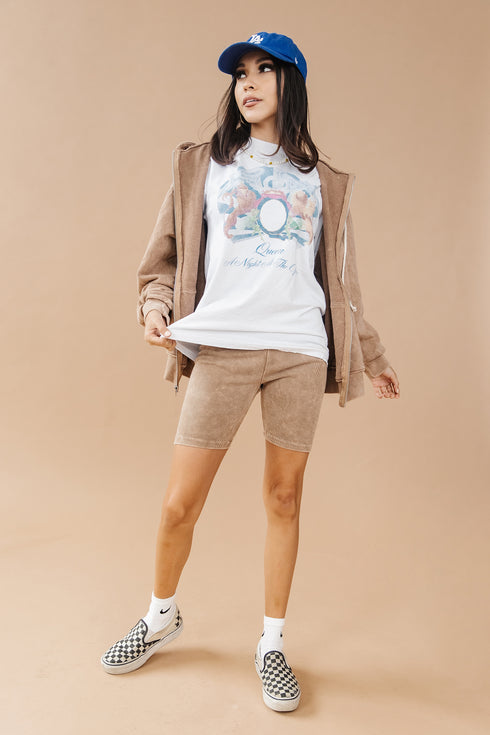 Wake Up Late Hoodie // Mocha