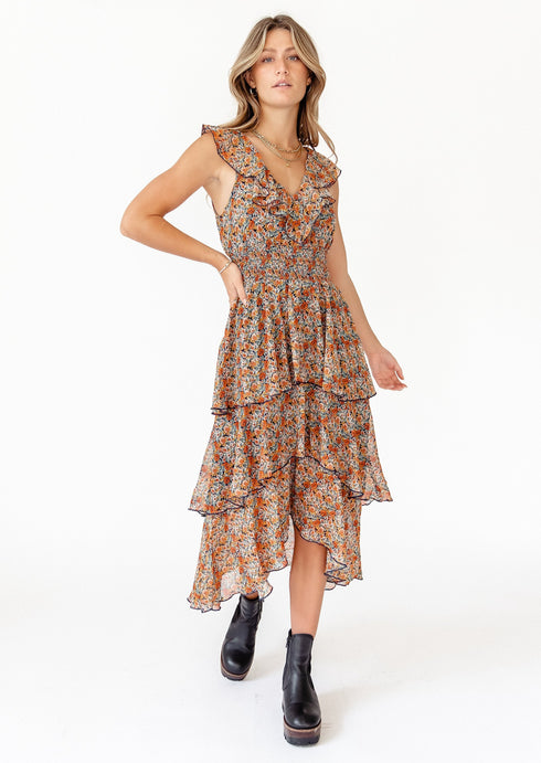 Fleetwood Floral Chiffon Dress