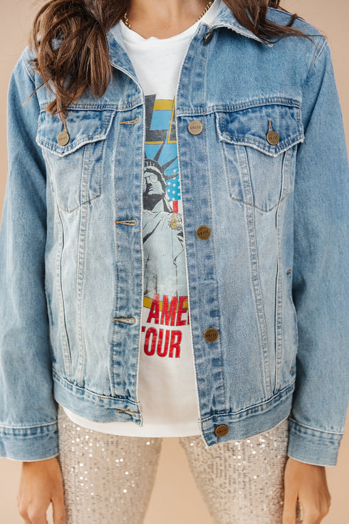 Rad Ain’t Bad Denim Trucker Jacket