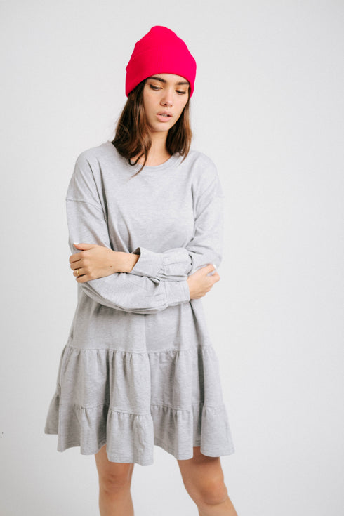 Cool With It Dress// Gray