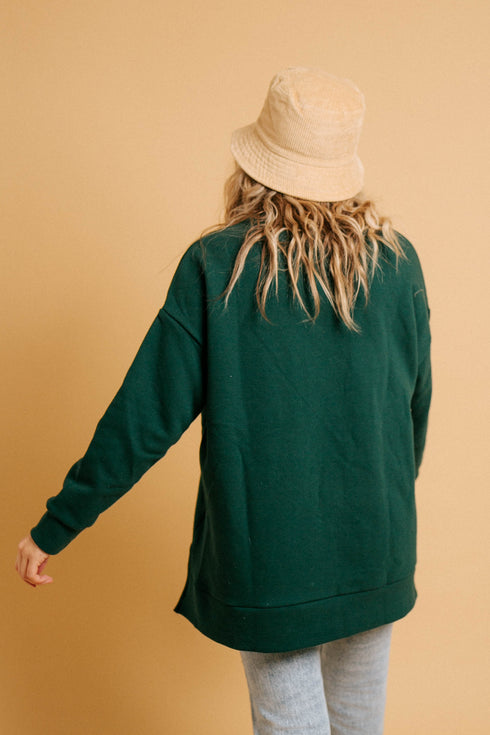 Lazy Sunday Pullover // Green