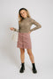 Zoe Mini Skirt// Berry