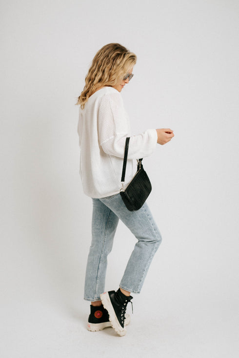 Fire + Ice Waffle Knit Top