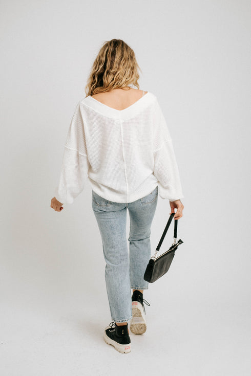 Fire + Ice Waffle Knit Top