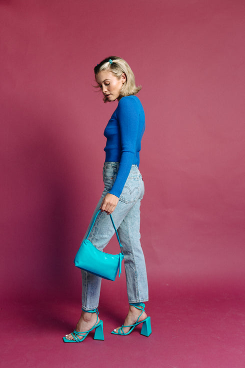 Style File Ribbed Top // Cobalt