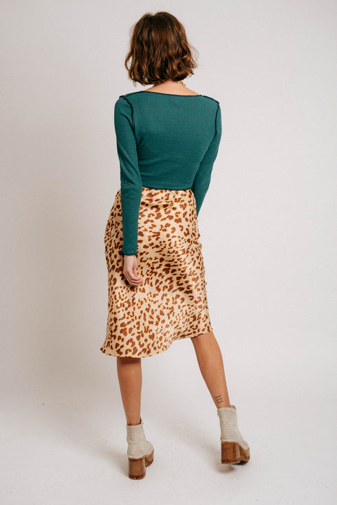 Leopard Lover Midi Skirt