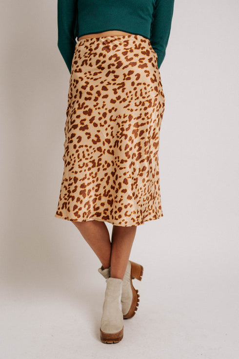 Leopard Lover Midi Skirt