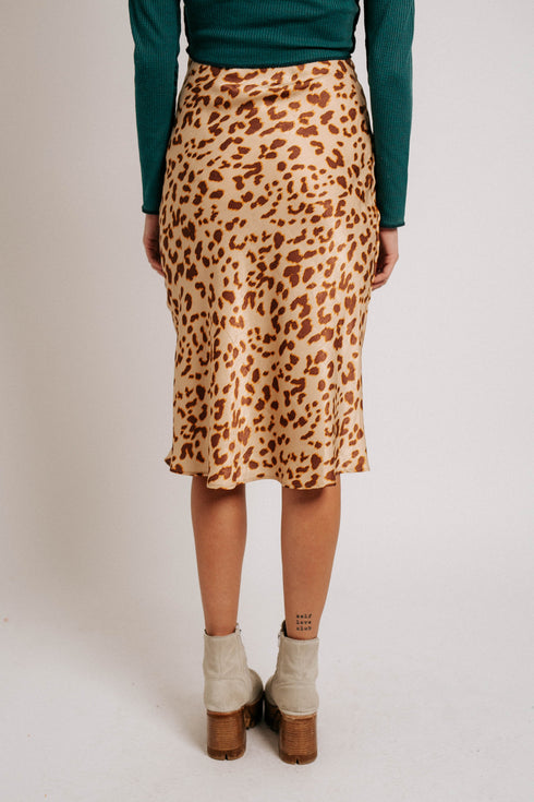 Leopard Lover Midi Skirt