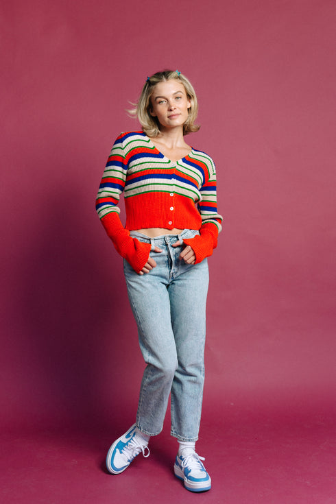 Too Cool For School Striped Top