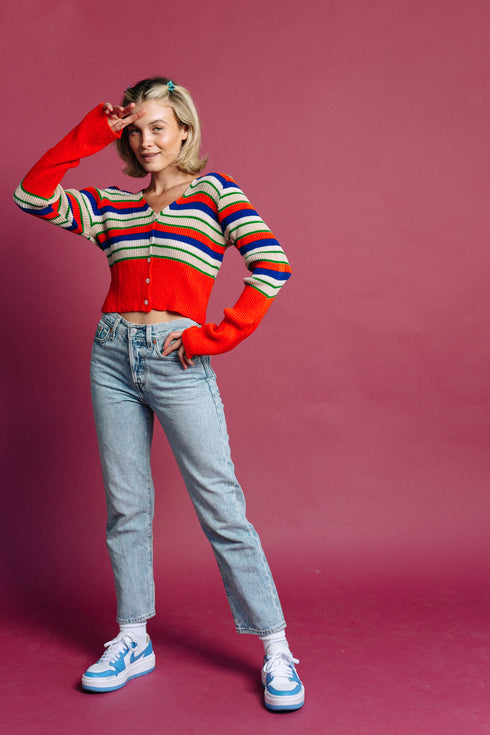 Too Cool For School Striped Top