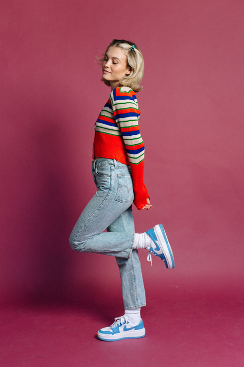 Too Cool For School Striped Top