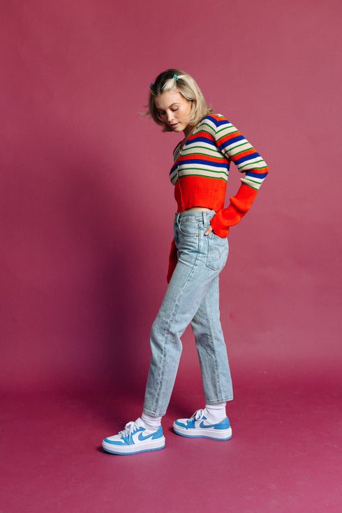 Too Cool For School Striped Top