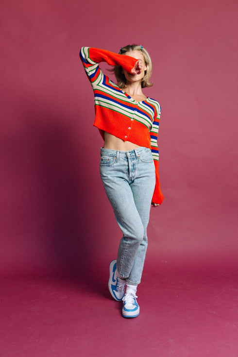 Too Cool For School Striped Top