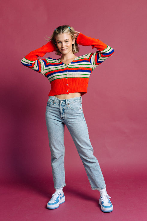 Too Cool For School Striped Top