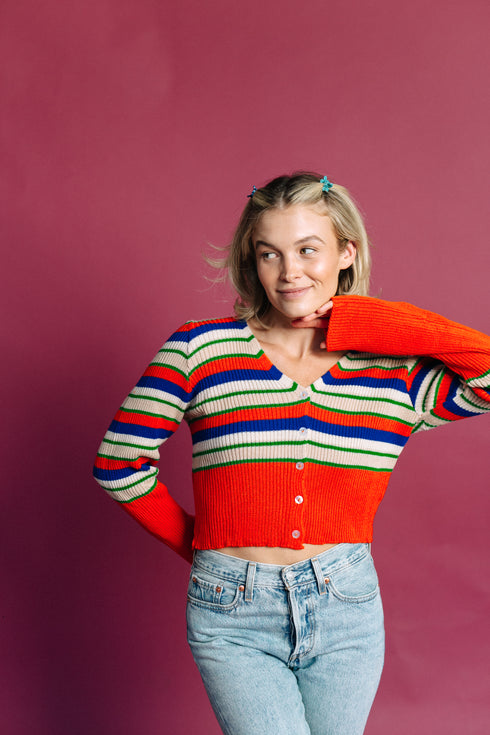 Too Cool For School Striped Top