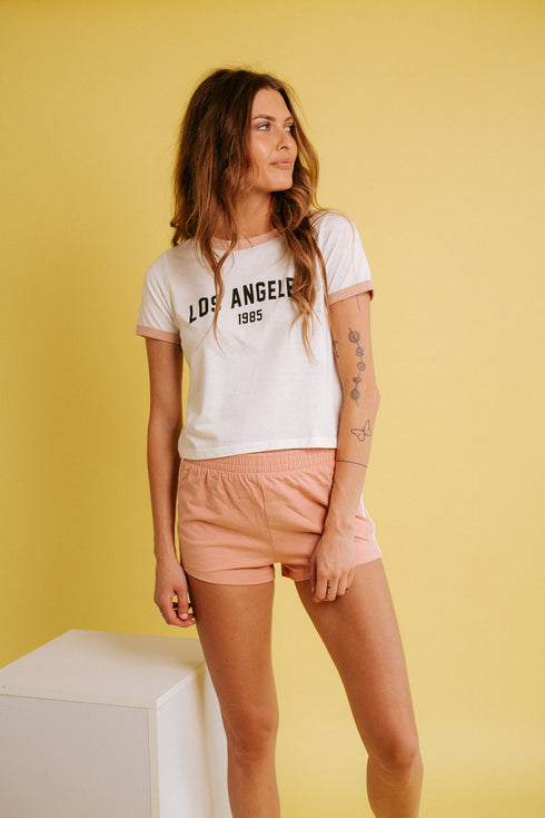 Sporty Girl Short- Rose