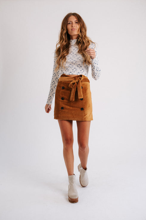 Lola Caramel Skirt