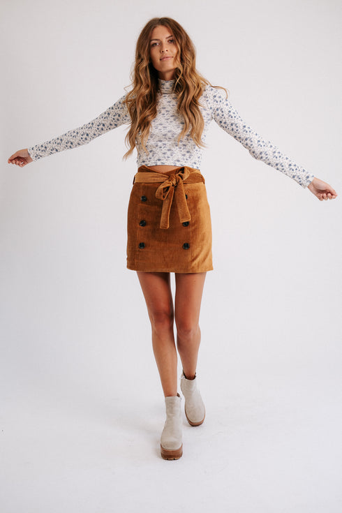 Lola Caramel Skirt