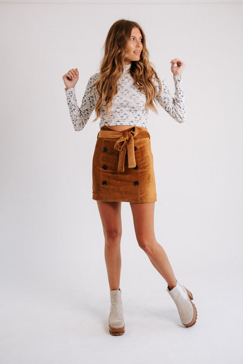 Lola Caramel Skirt