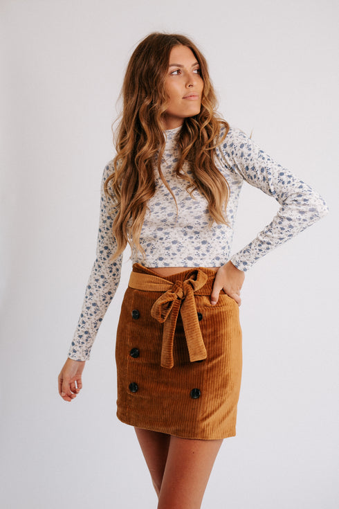 Lola Caramel Skirt
