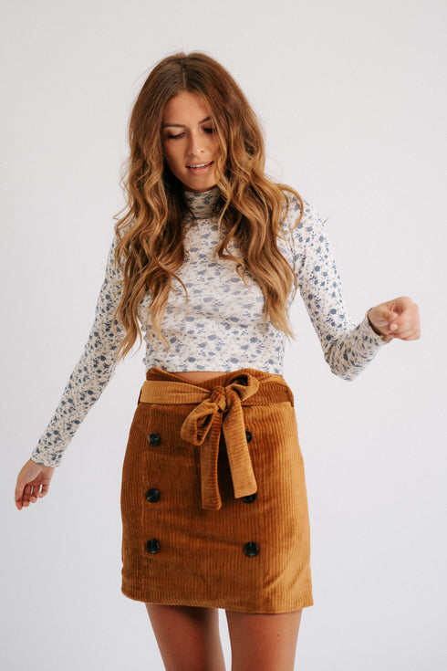 Lola Caramel Skirt