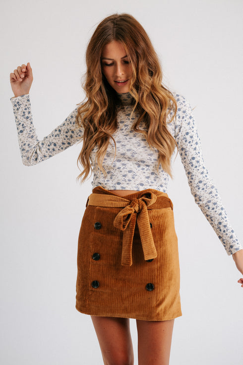 Lola Caramel Skirt