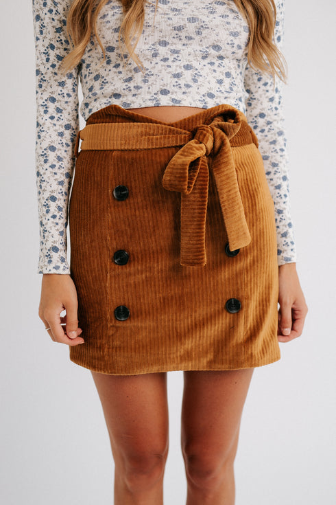 Lola Caramel Skirt