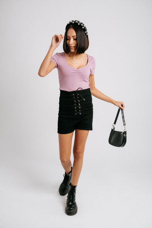 Easy Baby Bodysuit// Lavender