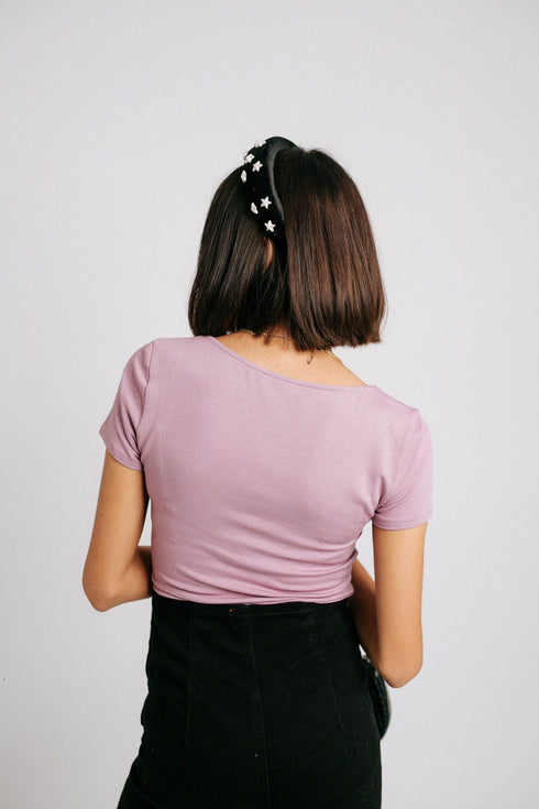 Easy Baby Bodysuit// Lavender