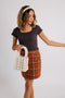 C'est La Vie Plaid Skirt