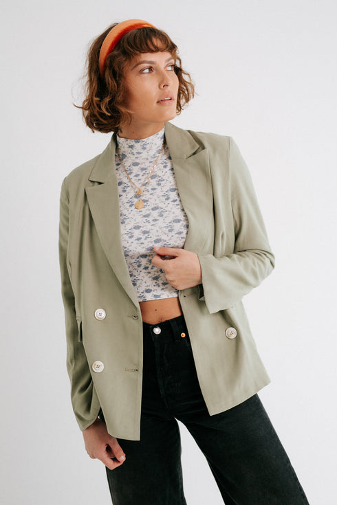 Biz Babe Sage Blazer