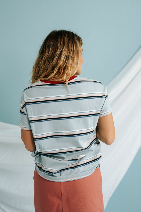 Cotton Candy Striped Tee