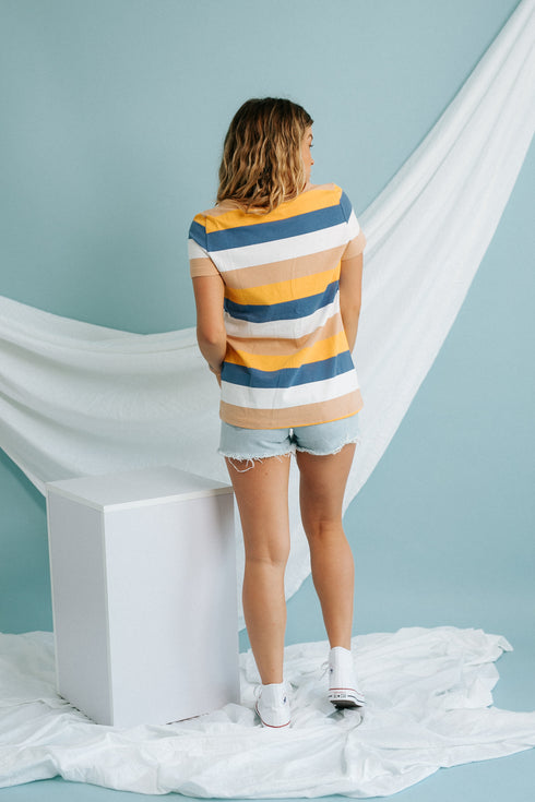 Golden Hour Striped Tee